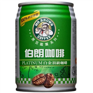 伯朗咖啡原豆鑑賞系列-白金頂級240ml(6入)