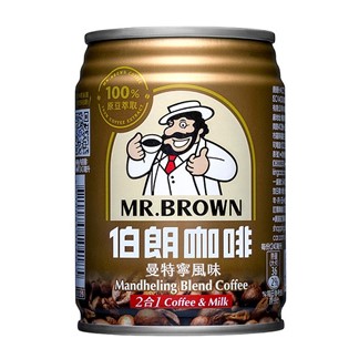 [金車]伯朗咖啡曼特寧風味(二合一)240ml(24入)