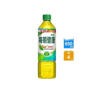 [每朝健康]綠茶650ml (4入)
