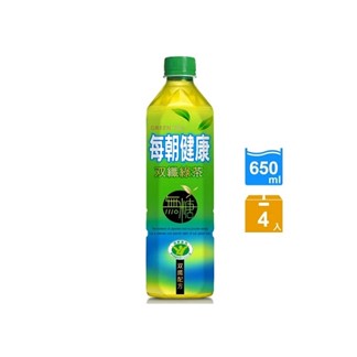 [每朝健康]雙纖綠茶650ml(4入)