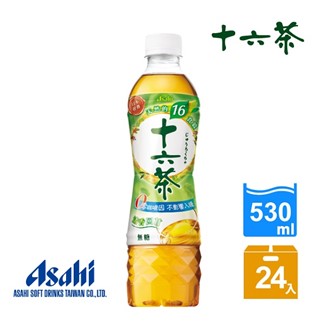 【Asahi】十六茶 零咖啡因複方茶PET530*24入