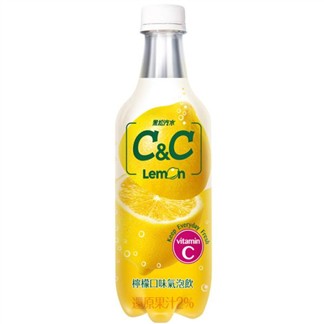 【超商取貨】[黑松]C＆C氣泡飲(檸檬) 500ml(24入)