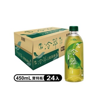 【超商取貨】原萃冷萃日式深蒸綠茶450ml (24入)
