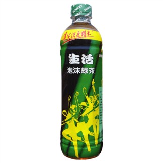 【宅配】生活泡沫綠茶530ml (24入)