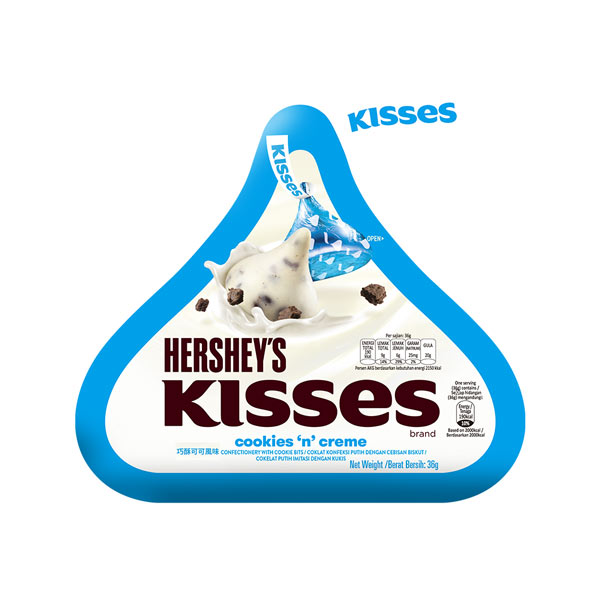 [Hershey's 好時] Kisses巧酥可可風味水滴(36g)