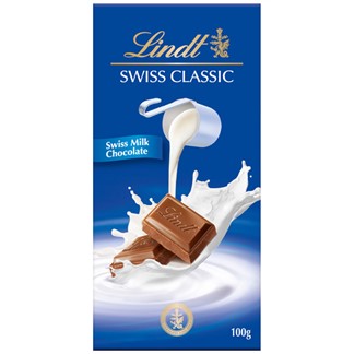 [Lindt 瑞士蓮] 經典牛奶巧克力100g(牛奶巧克力)