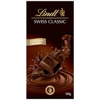 [Lindt 瑞士蓮] 經典黑巧克力100g(黑巧克力)