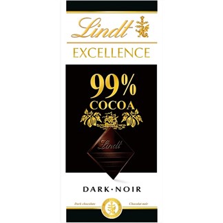 [Lindt 瑞士蓮] 極醇系列99%巧克力片50g(黑巧克力)