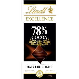 [Lindt瑞士蓮] 極醇系列78%巧克力片100g(黑巧克力)