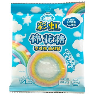 韓國Sugarolly彩虹棉花糖(4種水果風味) 12g