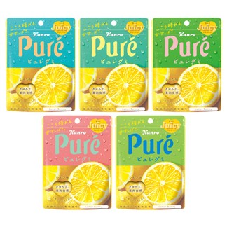 [甘樂Kanro]Pure鮮果實軟糖-檸檬口味(56g)
