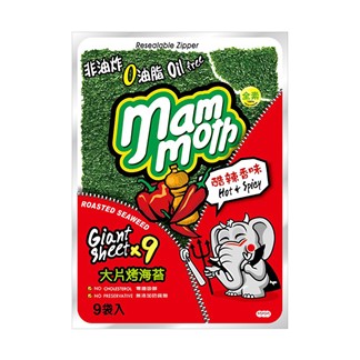 泰國進口mm象烤海苔60g(酷辣香味)