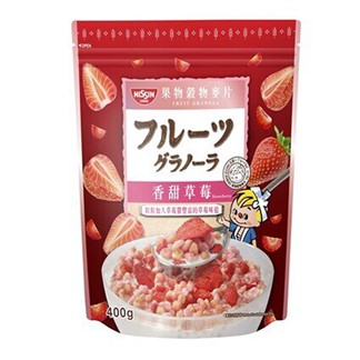 [日清] 香甜草莓水果穀物脆400g