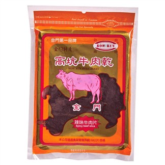 【高坑】辣味牛肉乾170g