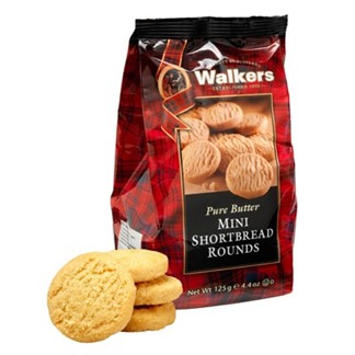 [Walkers]蘇格蘭皇家迷你圓形奶油餅乾125g