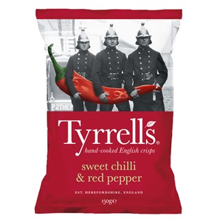 [泰勒思]Tyrrell's 洋芋片-甜椒及紅辣椒 150g