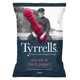 [泰勒思]Tyrrell's 洋芋片-黑胡椒海鹽 150g