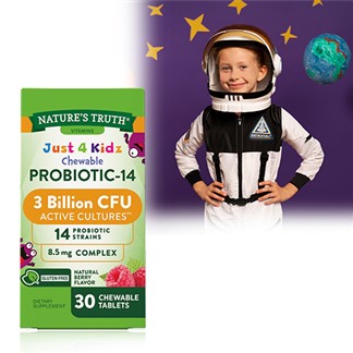 [綠萃淨]兒童ProBio-14益生菌30億口含錠(30錠)_效期2024.9