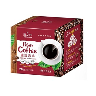 【台塑生醫醫之方】纖韻咖啡食品-炭焙黑咖啡(20包)