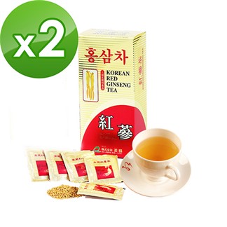 金蔘-6年根韓國高麗紅蔘茶(30包／盒)共2盒