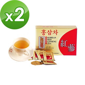 金蔘-6年根韓國高麗紅蔘茶(50包／盒)共2盒