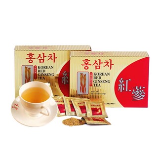 金蔘-6年根韓國高麗紅蔘茶(100包／盒)共1盒