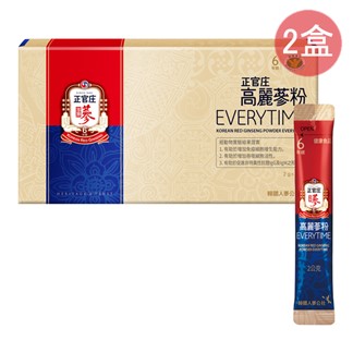 【正官庄】高麗蔘粉EVERYTIME禮盒 2gx30包-2盒