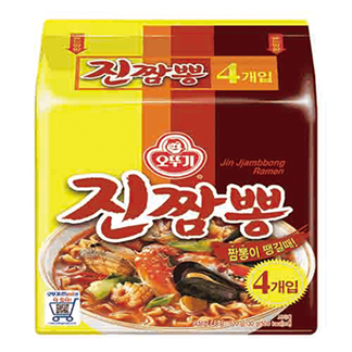 【不倒翁】金螃蟹海鮮風味拉麵(130公克 x 4入)