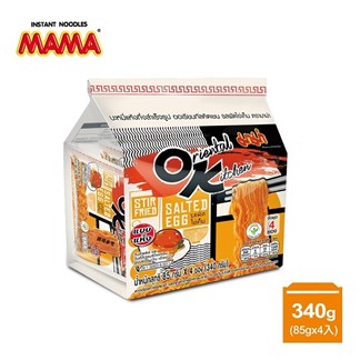 泰國MAMA OK 鹹蛋黃乾拌麵85g (4入)