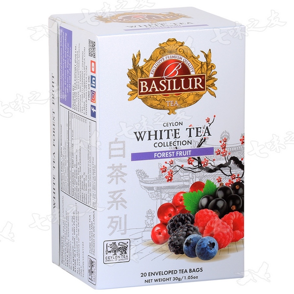 [Basilur] 72165 水果風味茶包(白茶) 1.5gx20
