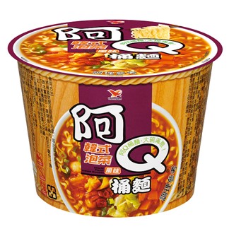 【超商取貨】[阿Q桶麵]韓式泡菜風味(12入)