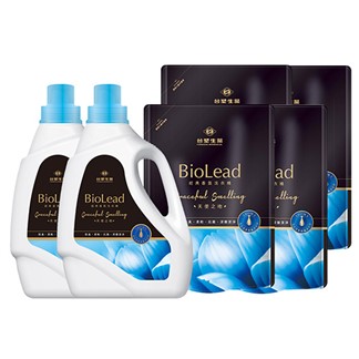 《台塑生醫》BioLead經典香氛洗衣精 天使之吻(2瓶+4包)