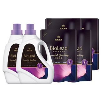 《台塑生醫》BioLead經典香氛洗衣精 花園精靈(2瓶+4包)