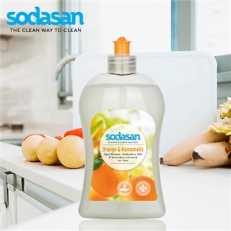 【德國原廠】Sodasan(蘇達桑)洗碗精(柑橘&金縷梅)500ML
