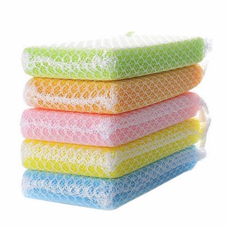 日本AISEN清潔刷具特惠組(兩用式清潔刷+5色網層海綿刷)