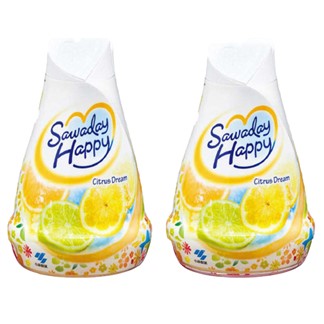 *【兩入組】日本製Sawaday Happy室內芳香除臭劑150g(橘子)