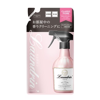 *日本Laundrin'朗德林香水系列芳香噴霧補充包-經典花蕾香320ml