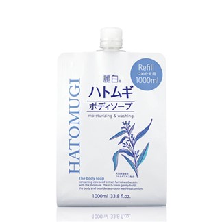 日本麗白薏仁保濕沐浴乳補充包1000ML