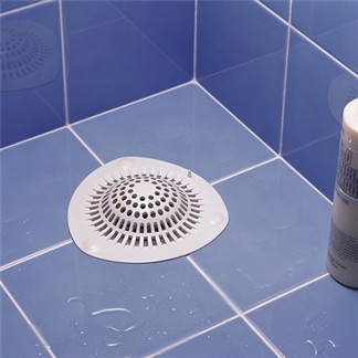 日本LEC浴室地板排水口毛髮過濾器2入裝(L型)
