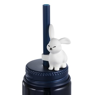 [星巴克]玉兔不鏽鋼吸管冷水壺