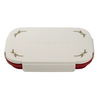 [星巴克]摺疊餐食盒附收納袋