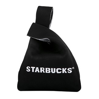[星巴克]品牌針織背心提袋-黑色