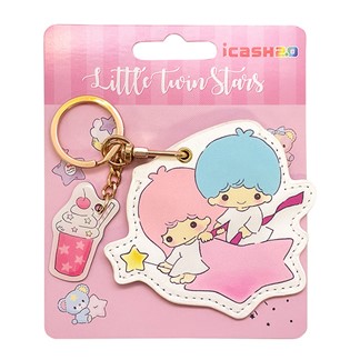 Hello Kitty 雙星仙子 皮革吊飾 2入套卡 icash2.0(含運費)